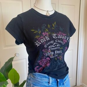 90s Orange County Choppers Baby Tee